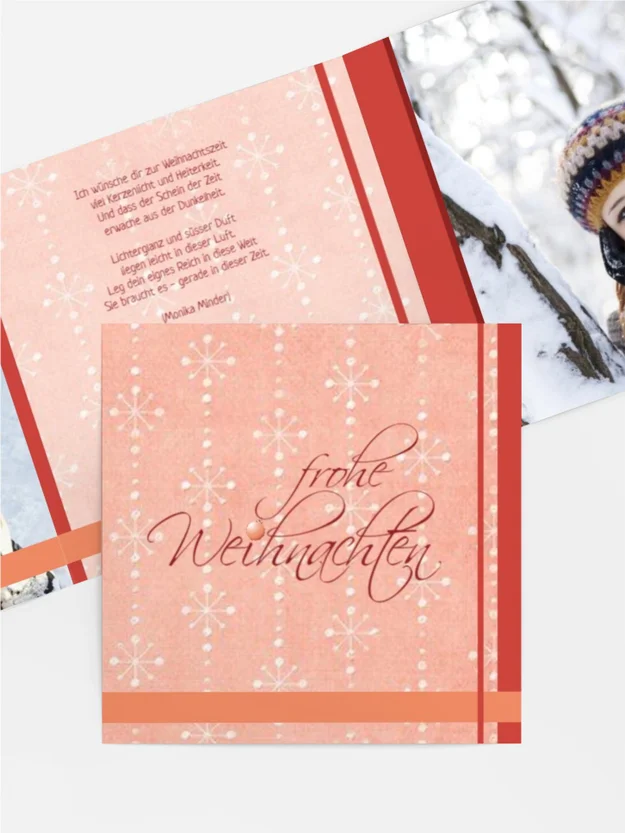 Weihnachtsgrußkarte Privat Weihnachtszeit