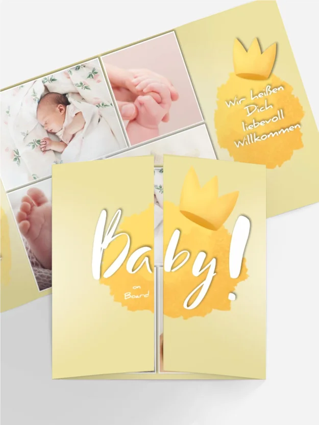 Babyglück - gelb