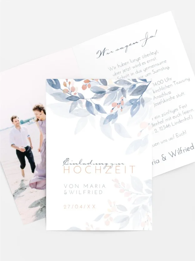 Hochzeitskarten Zweig