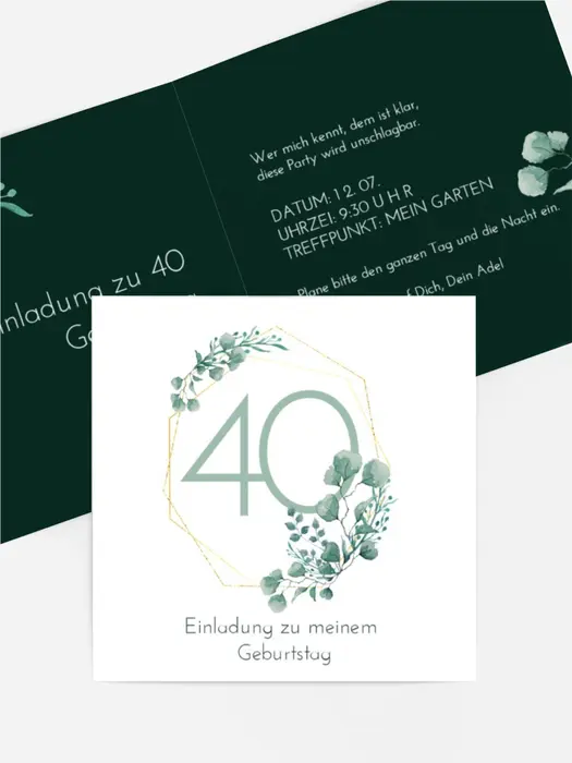 Geburtstagseinladung Dorfkreis