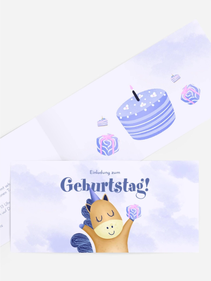 Geburtstagseinladung Magisches Geschenk Geburtstagseinladung Magisches Geschenk