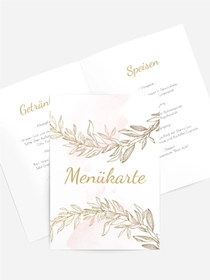 Menükarte Geburtstag Goldener Kreis