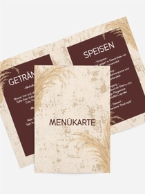 Menükarte Geburtstag Unveränderliche Schönheit