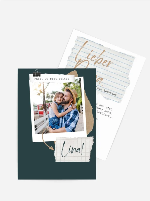 Vatertagskarte Kleiner Bauernhof