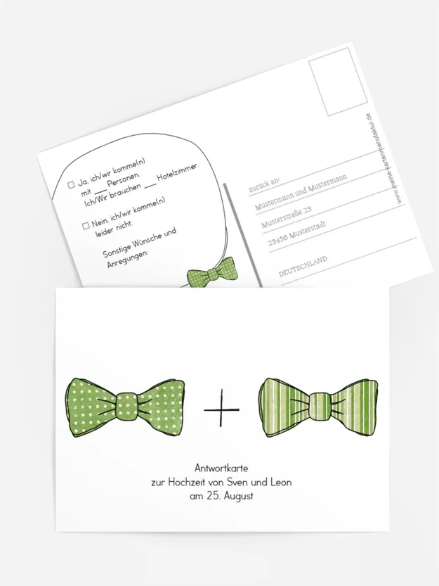 Antwortkarte Fliegen