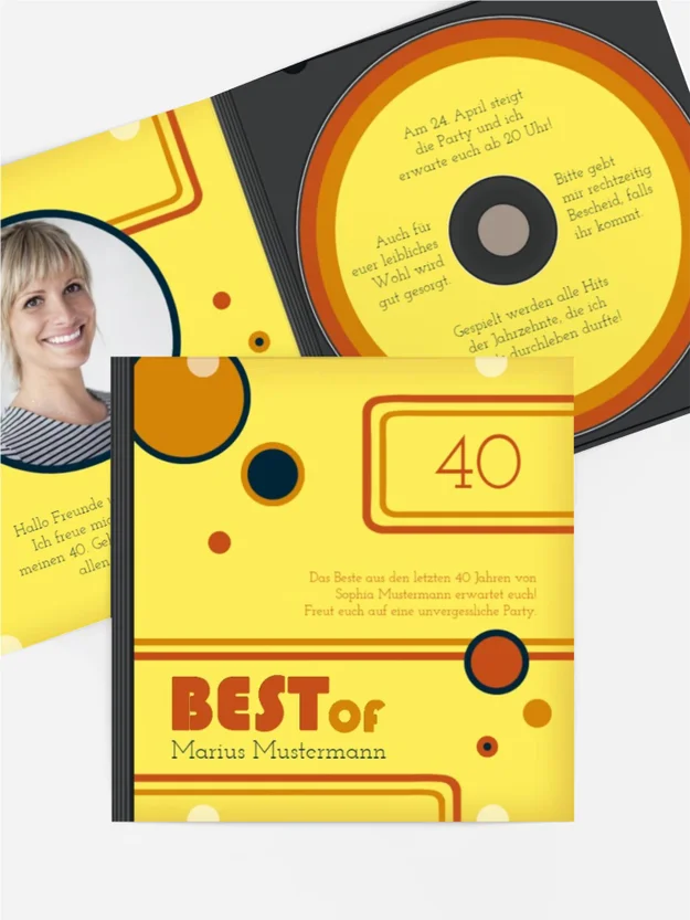 Geburtstagseinladung Best Of CD Foto 40