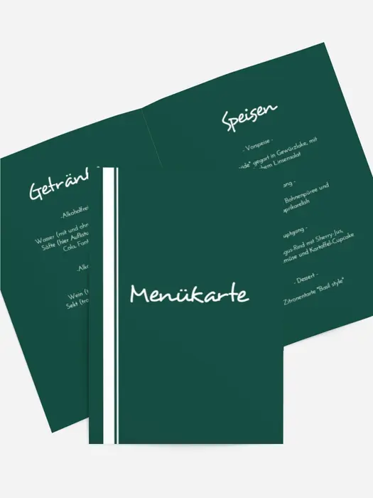 Menükarte Geburtstag Fast erreicht