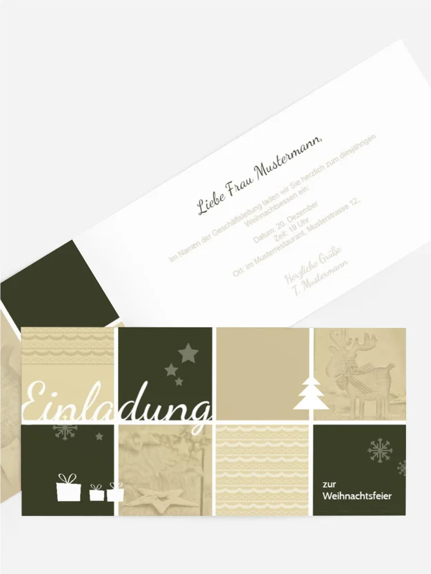 Weihnachtseinladung Frohes Fest Weihnachtseinladung Frohes Fest