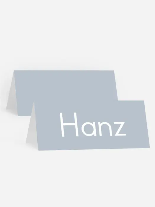 Tischkarte Geburtstag Ordnungszahl