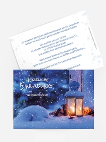 Einladung Weihnachten Privat Laterne Einladung Weihnachten Privat Laterne