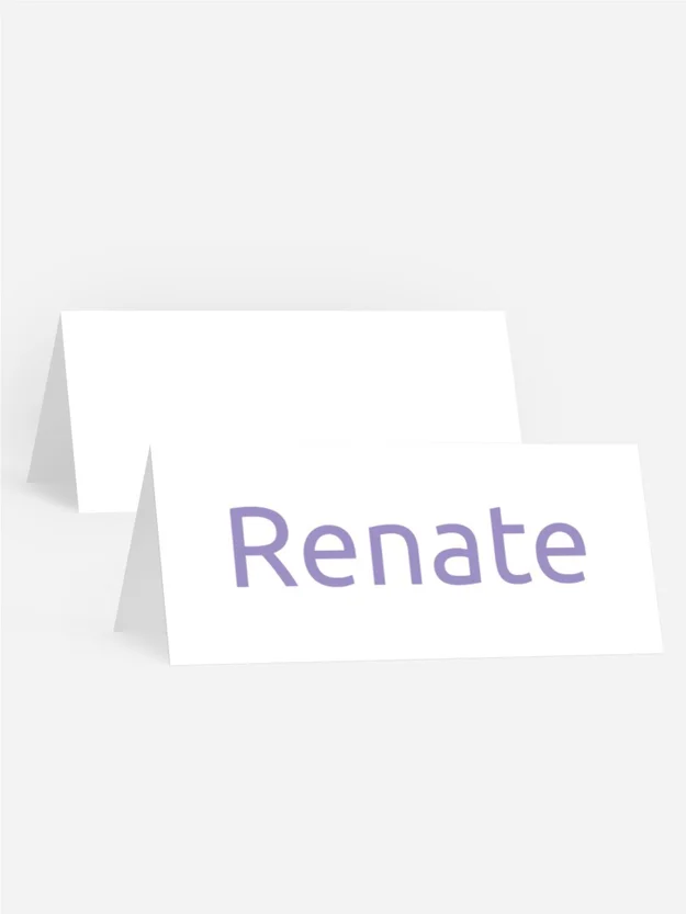 Tischkarte Kommunion Reine Heilige