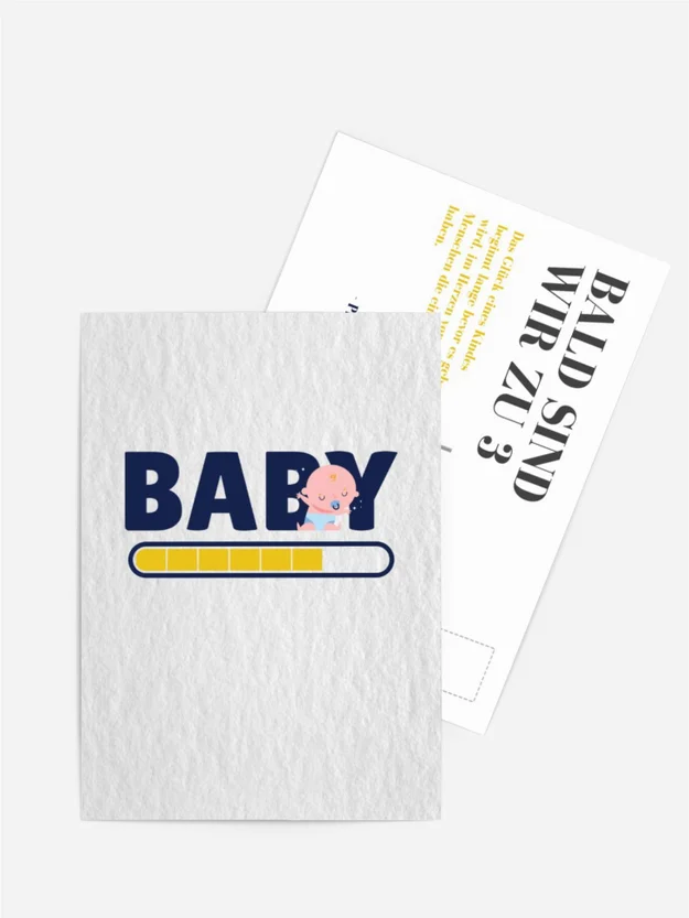 Schwangerschaftskarten Kindliche Energie