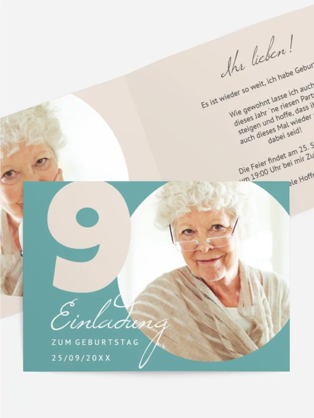 Geburtstagseinladung Toller Einblick