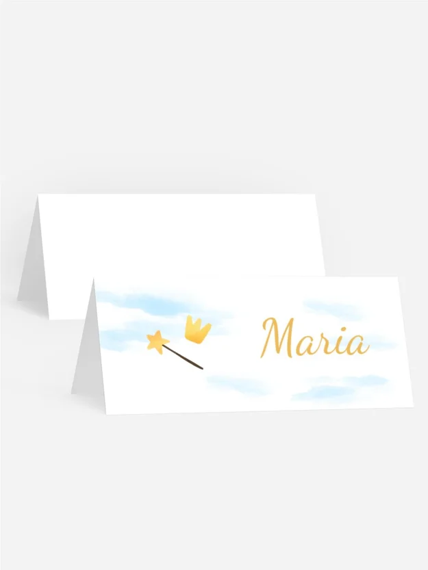 Tischkarte Geburtstag Himmelsfee