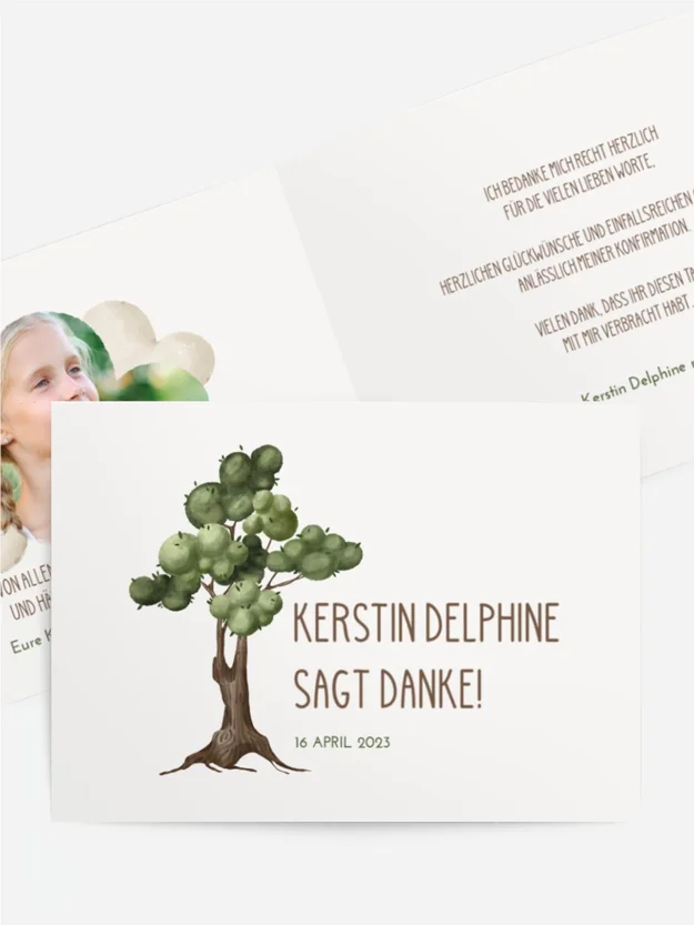 Dankeskarte Konfirmation Fabelhafte Wolken Dankeskarte Konfirmation Fabelhafte Wolken