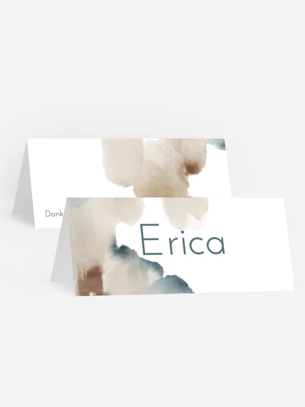 Tischkarte Geburtstag Kleine Flecken Tischkarte Geburtstag Kleine Flecken