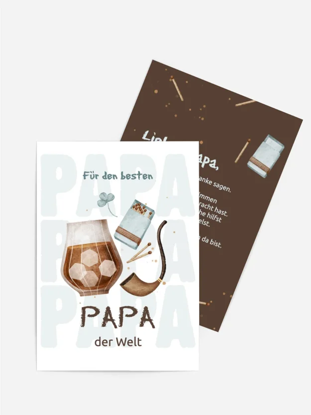 Vatertagskarte Herrenset