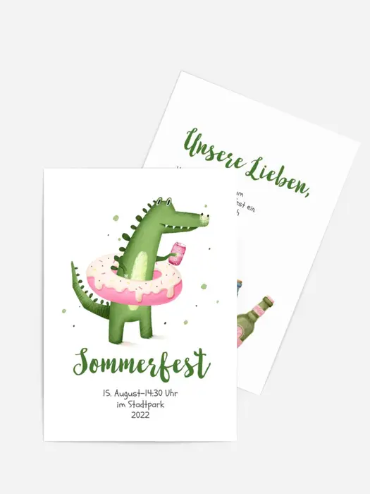 Einladung Sommerfest Krokobier