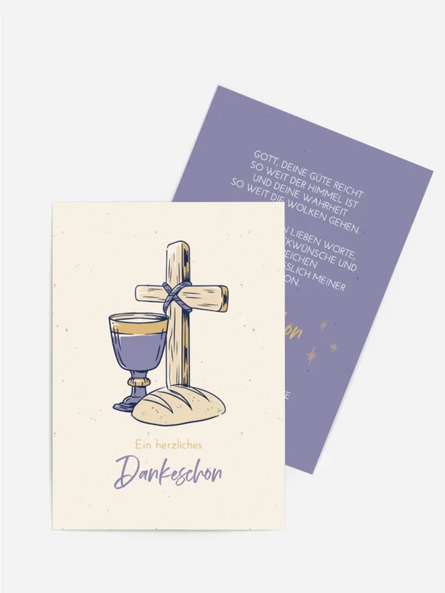 Dankeskarte Firmung Leib Christi