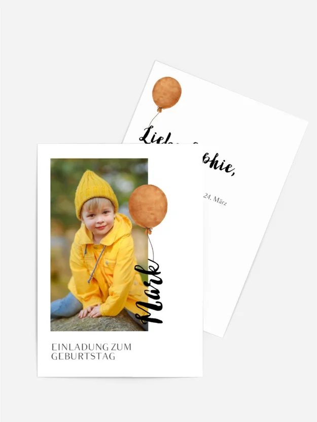 Geburtstagseinladung Pfütze der Freude