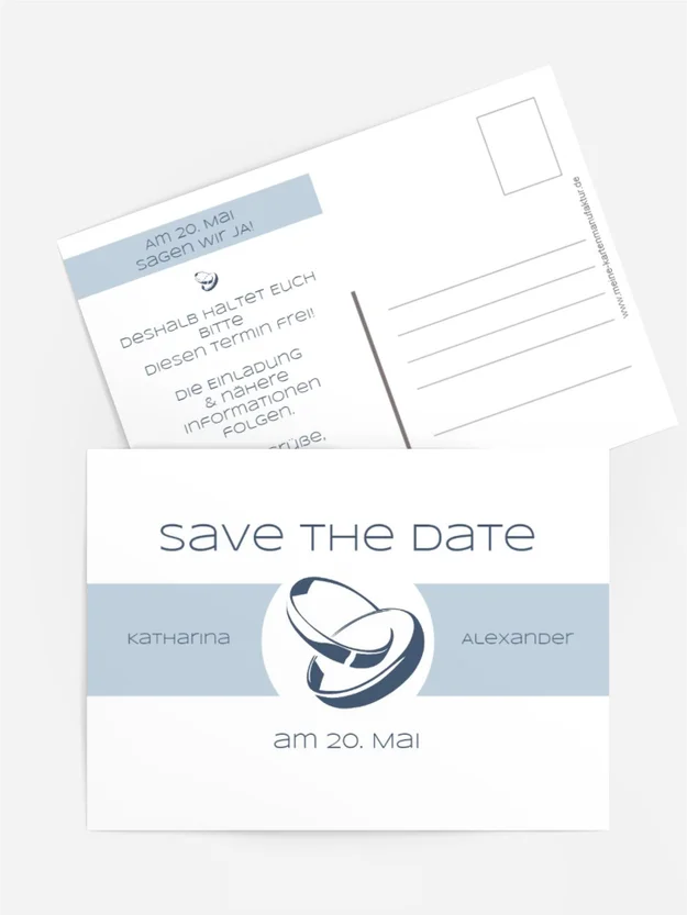 Save the Date Ringeband Save the Date Ringeband