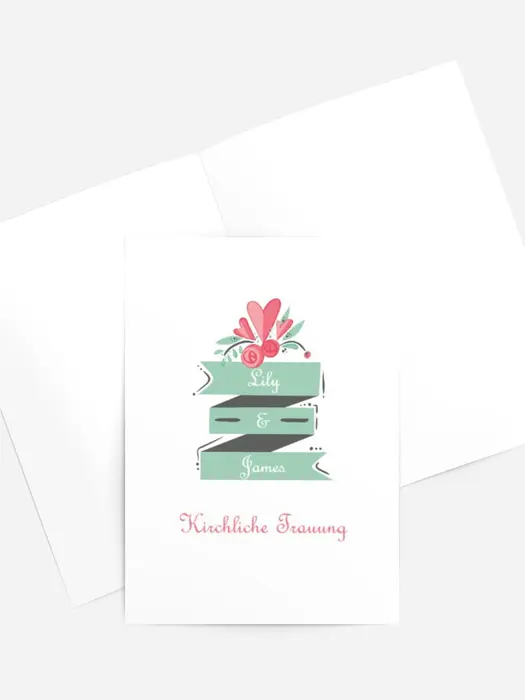 Hochzeit Kirchenheft Umschlag Du & Ich Hochzeit Kirchenheft Umschlag Du & Ich