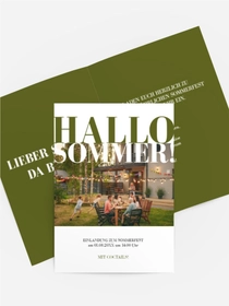 Sommerfest Einladung Der Sommer steht