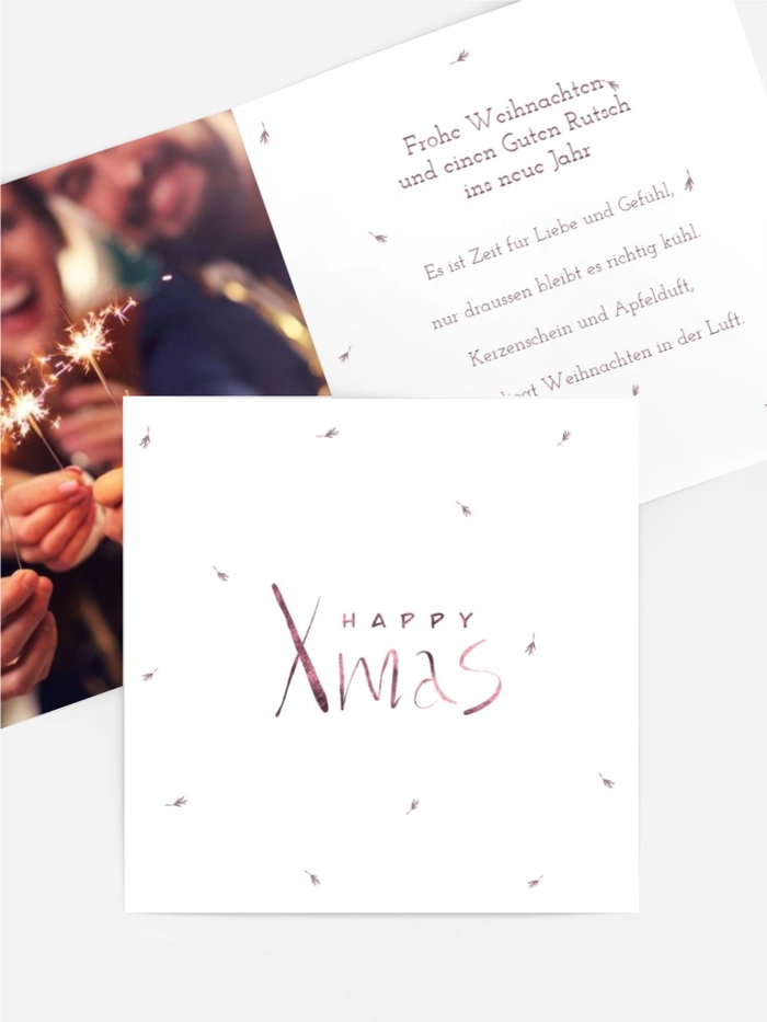 Foto Weihnachtsgrußkarte Foto Weihnachtsgrußkarte