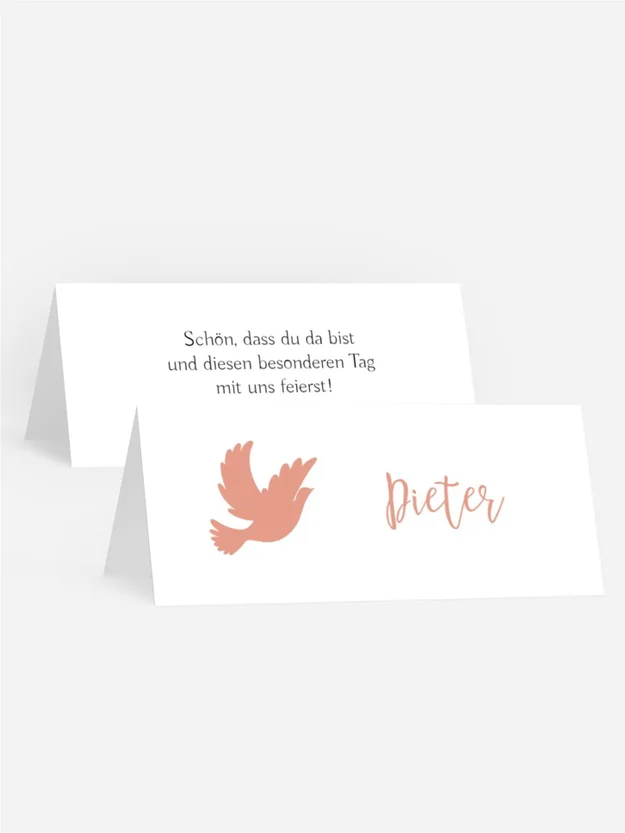 Tischkarte Kommunion Hope