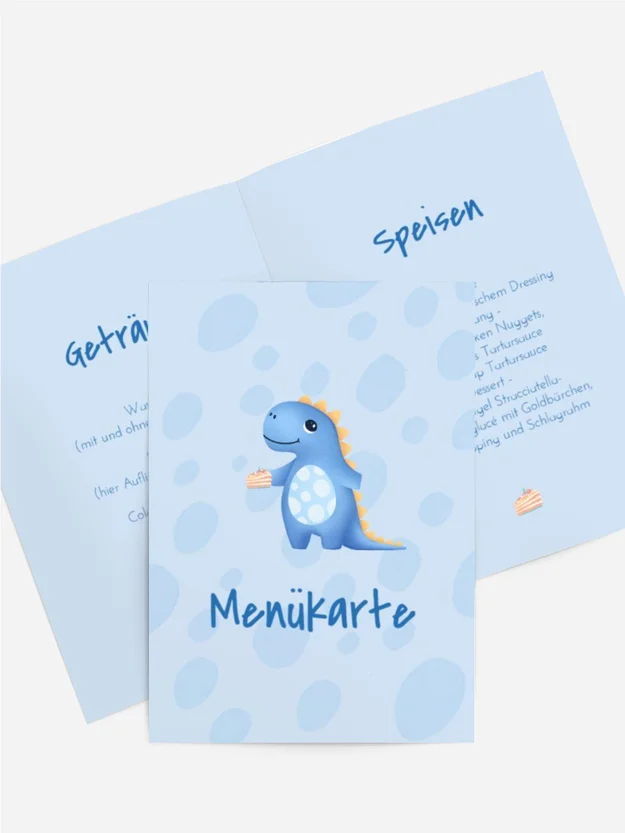 Menükarte Geburtstag Der Drache feiert!