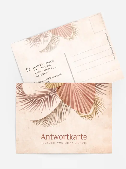 Antwortkarte Luft Kranz