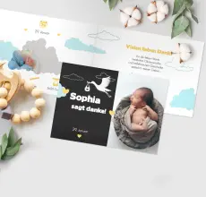 Category background image for Dankeskarten Geburt