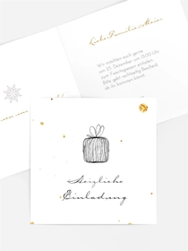Weihnachtseinladung Ein kleines Glück Weihnachtseinladung Ein kleines Glück
