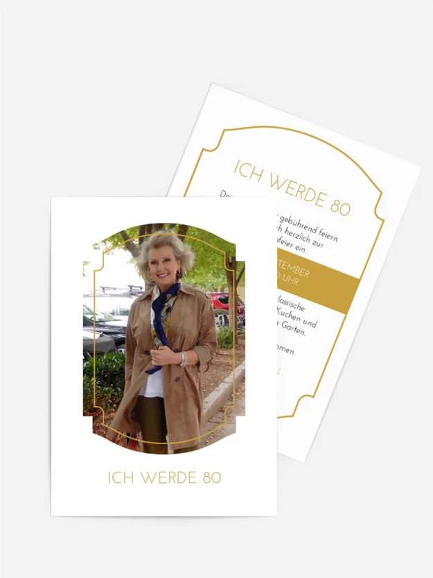 Geburtstagseinladung Teures Ornament