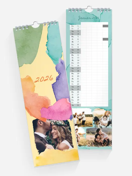 Küchenkalender bunt gemischt