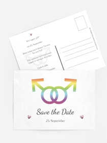 Save the Date Im Zeichen der Liebe - Männer