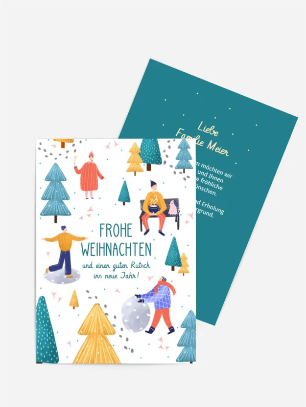 Fröhliche Winterzeit