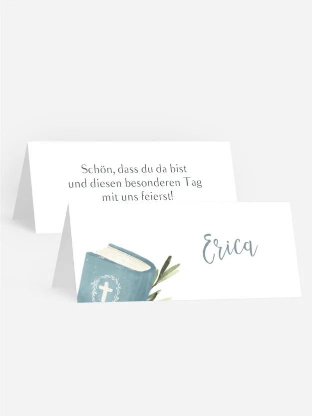 Tischkarte Konfirmation Thymian Tischkarte Konfirmation Thymian