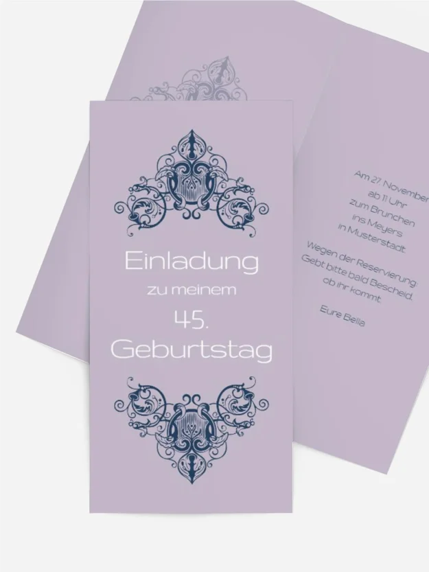 Geburtstagskarte Vintage Foto