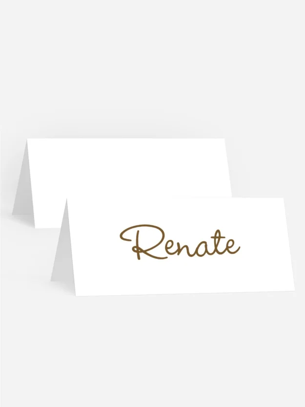 Tischkarte Kommunion  Transparentes Kreuz