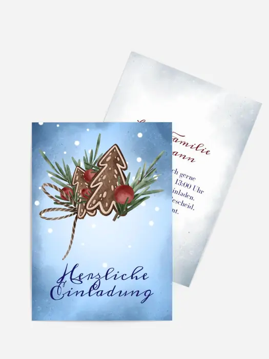 Einladung Weihnachten Weihnachtssocke