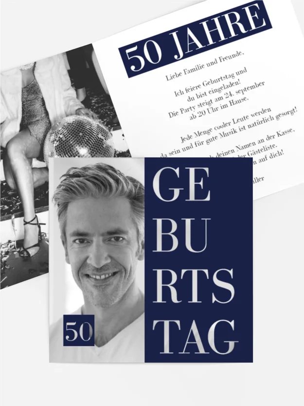 Geburtstagseinladung Block Party