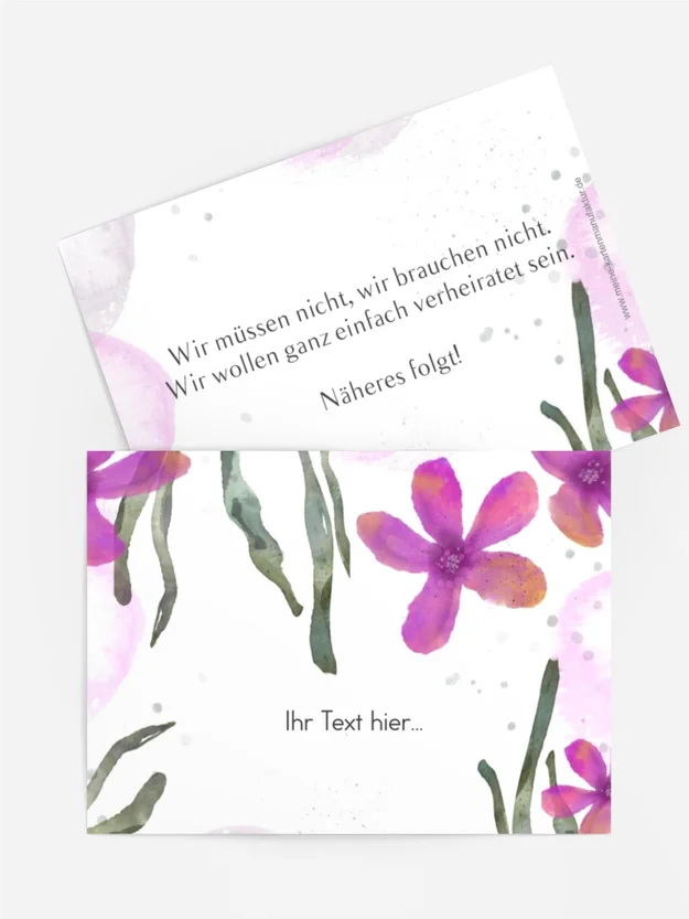 Save the Date Blumen