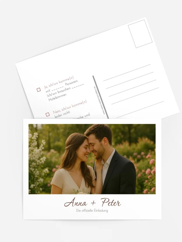 Antwortkarte Lebenslinie