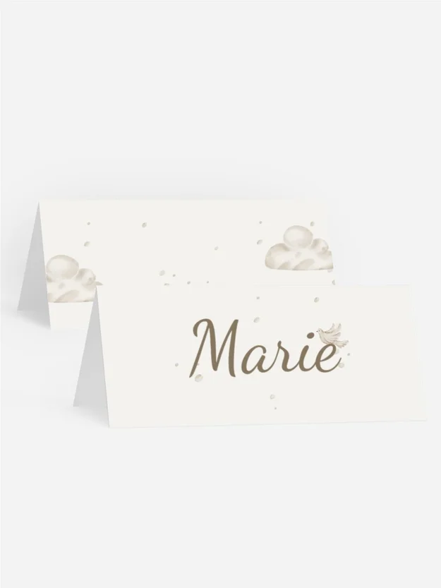 Tischkarte Konfirmation Gemütlichkeit Tischkarte Konfirmation Gemütlichkeit