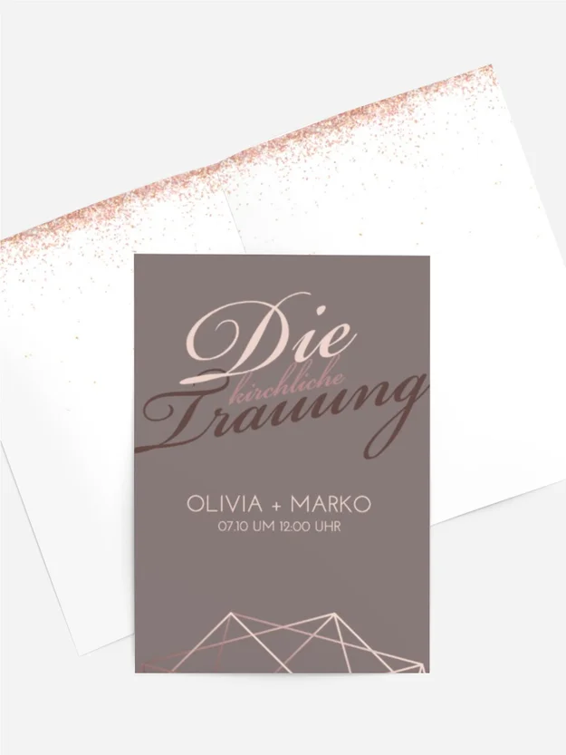 Kirchenheft Geometrie in Gold