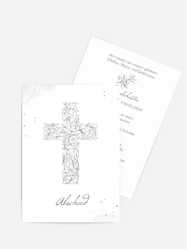 Trauerkarte Gottes Bund