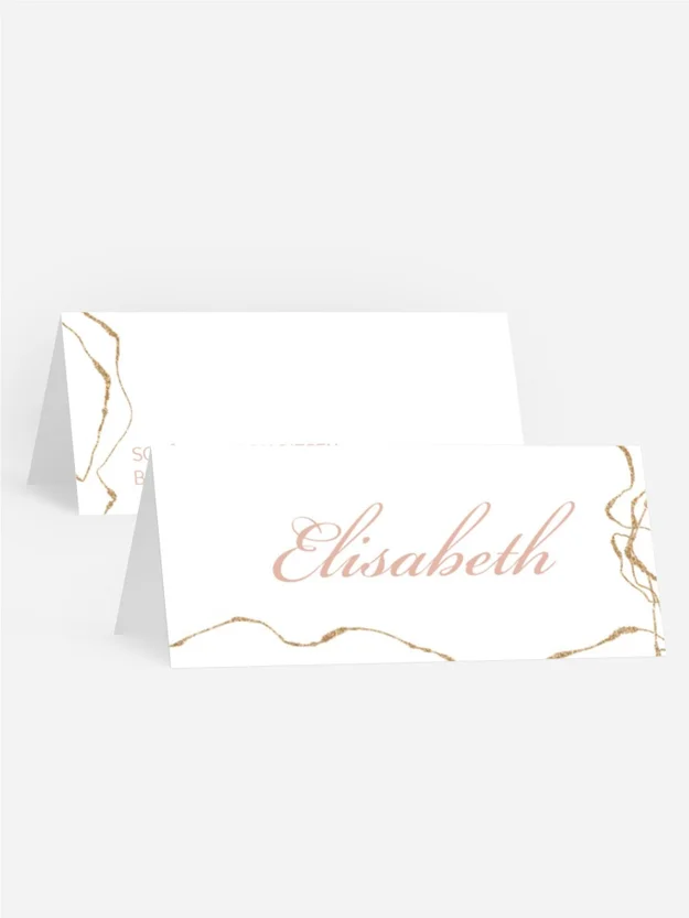 Tischkarte Himmel aus Marmor