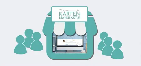 Web to Print shop bei Meine Kartenmanufaktur eröffnen und Designs verkaufen