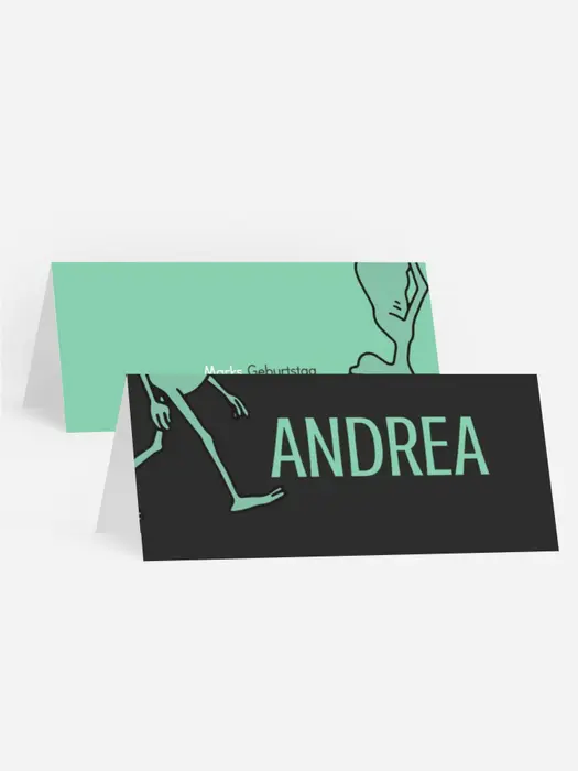 Tischkarte Geburtstag Außerirdische